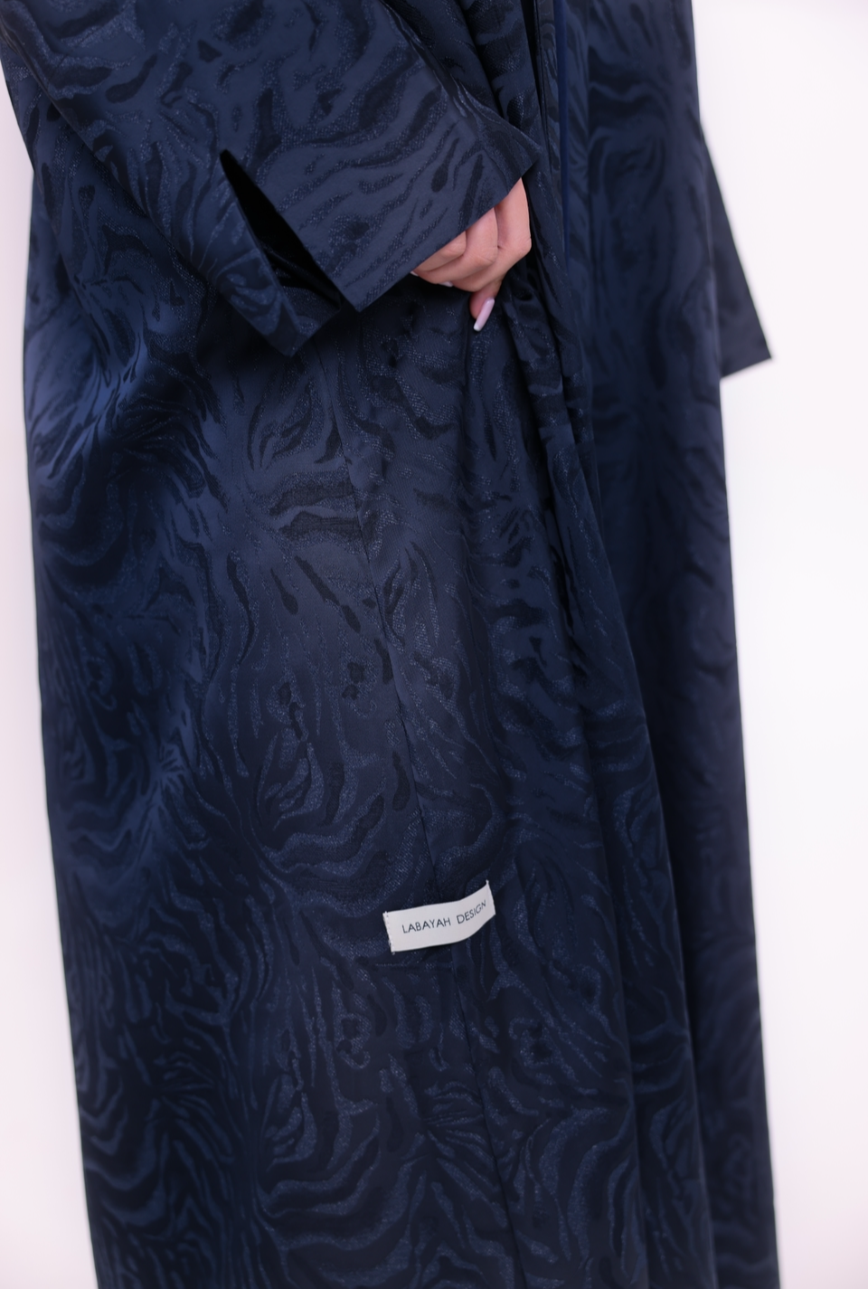 LD ABAYA LAYALI NAVY BLUE 2-PIECE SET