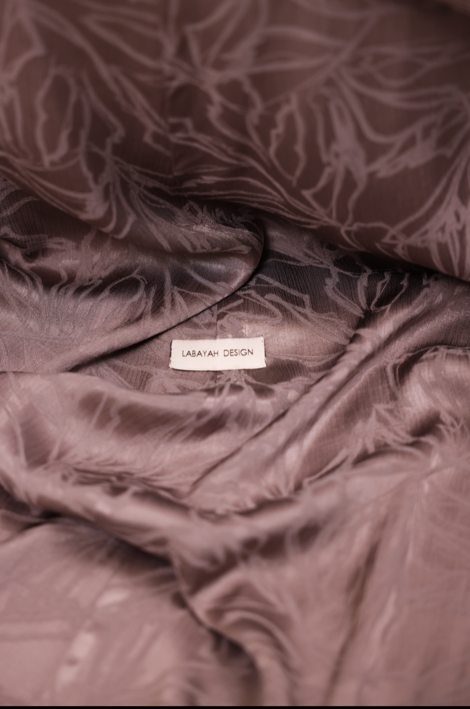 LD ABAYA NOOR TAUPE 2-PIECE SET