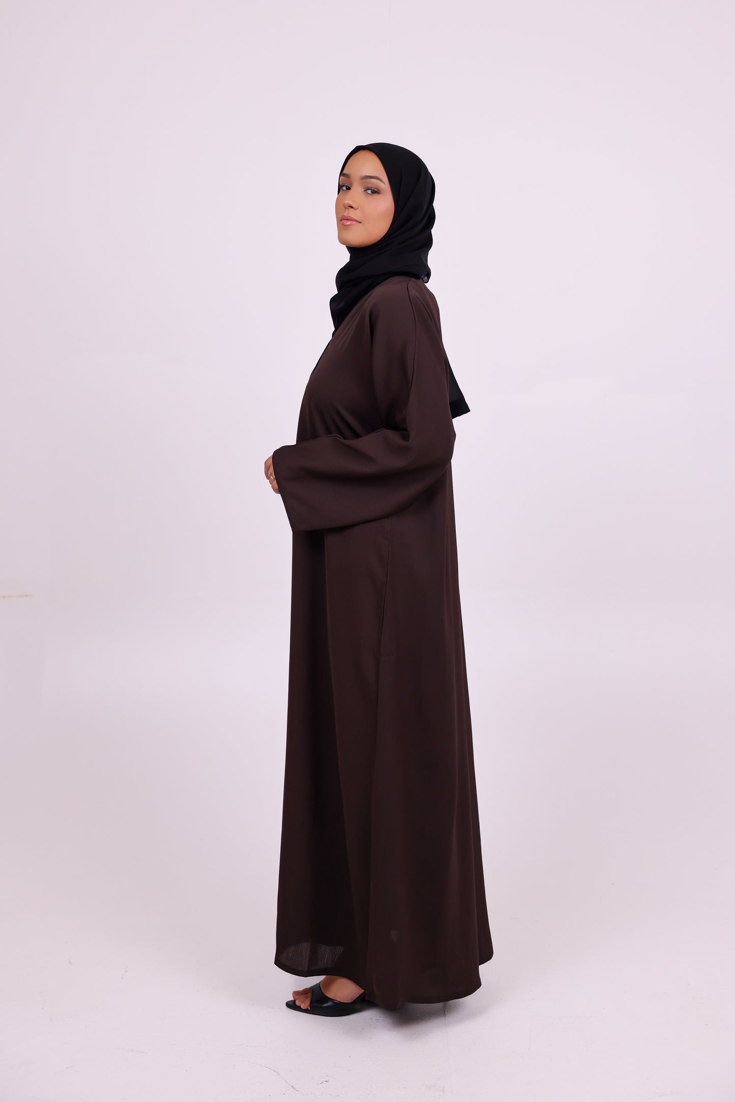 LD ESSENTIAL ABAYA MOCCA BROWN