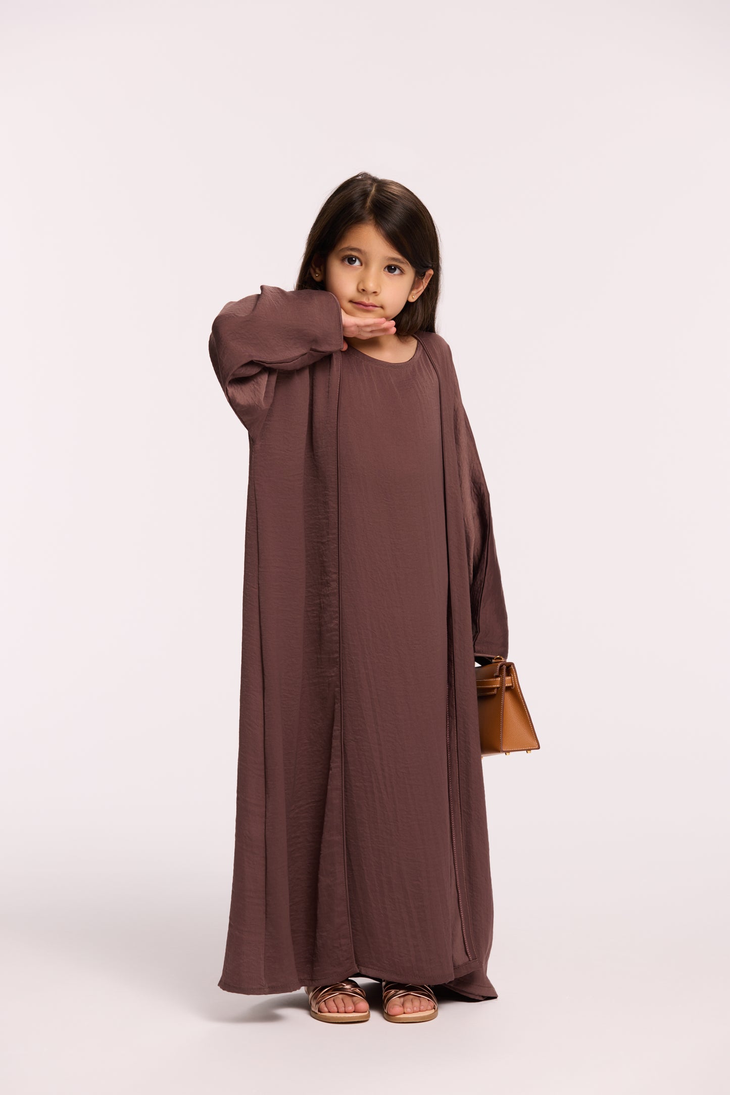 LD LIQUID KIDS ABAYA 2-PIECE SET
